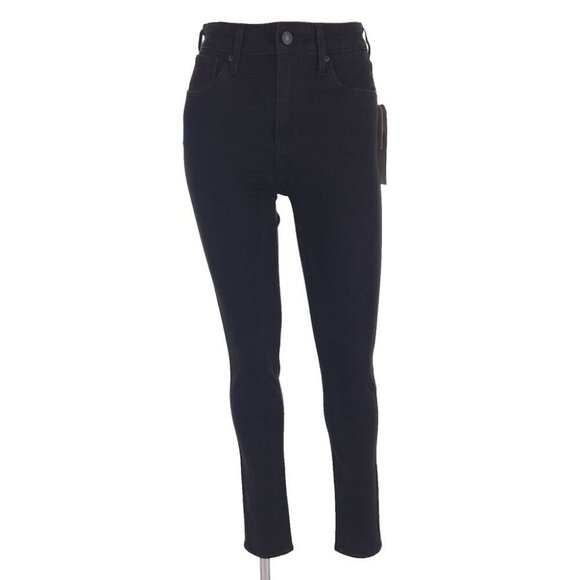 Levi's 721 High Rise Skinny Jeans Size XS 25 x 30 Soft Black $95 - Picture 2 of 16